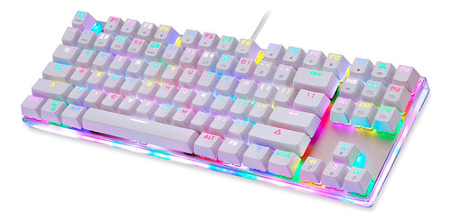 Teclas De Teclado Teclado K87s Rgb Con Motospeed 87 Gaming