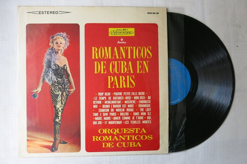 Vinyl Vinilo Lp Acetato Románticos De Cuba En París Tropical