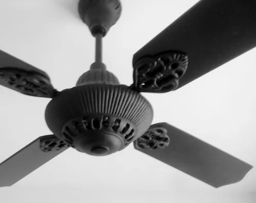 comprar Ventilador De Techo S I T E C Fundición Negro Y Madera Negra