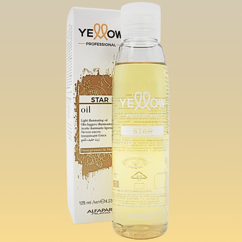 Aceite Luminoso Termoprotector Antifrizz Yellow Alfapa 125ml
