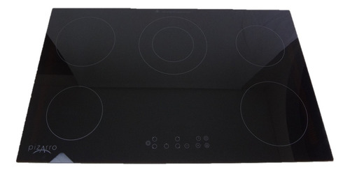 Parrilla 5 Quemadores De Inducción Magnética A 110-127 Volts Color Negro