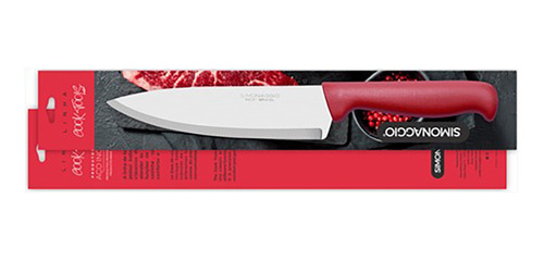 Cuchillo De Chef Simonaggio Cooktools 7  Rojo 