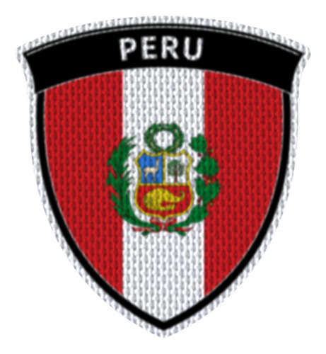 Parche 7,5cm Fshd Emblema Bandera Peru Modelo 54 Emblema Bandera Peru Modelo 54