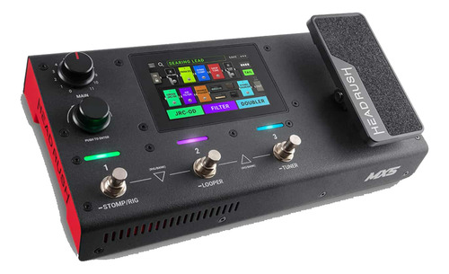 Pedaleira Headrush Multi Efeitos Mx5 Para Guitarra Impulse R Preto