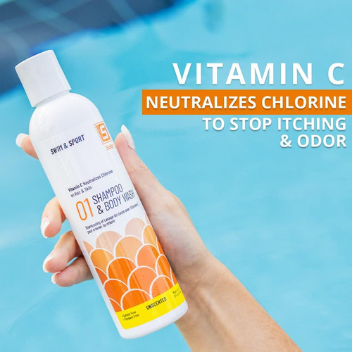 Solpri Swimmers Cloro Vitamina C Shampoo Para Lavagem Corpor