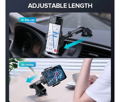 Imagen 8 de 8 de Soporte Porta Celular 360º Firme Auto Escritorio Vimi