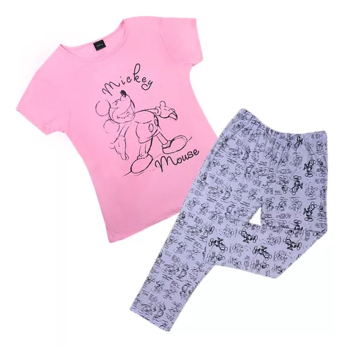 Pijama Mujer Disney Mickey Mouse Sudadera Pantalon 9435