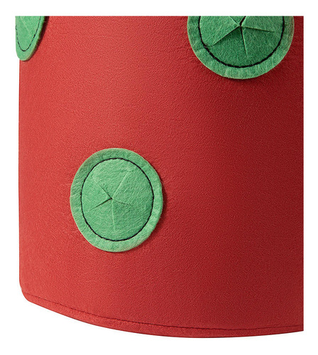 Bolso De Plantador Colgante Bolsas De De Fresa Rojo