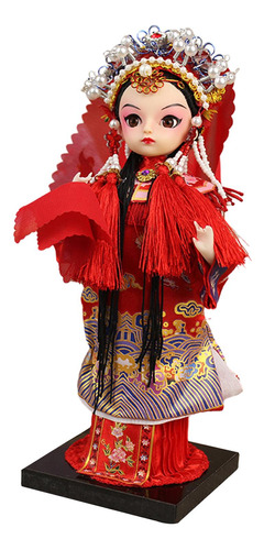 Estatua De Muñeca China, Figura Decorativa Tradicional,