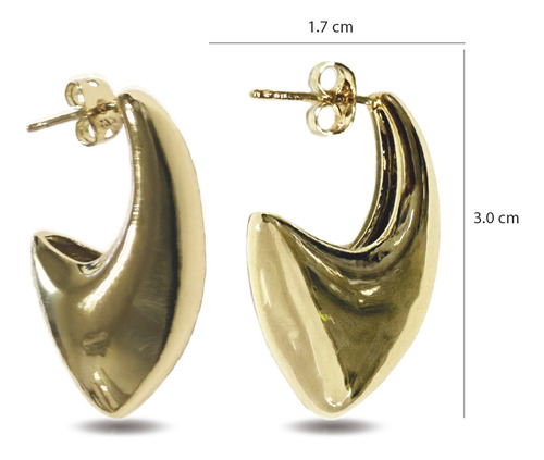 Aretes Pendientes Elegantes Para Mujer Oro Laminado 18k Moda Pendientes Fino Ideal Para Boda Regalo Dama