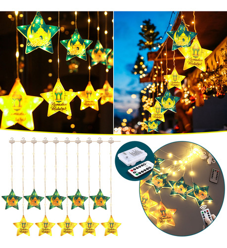 Cortina Led B Castle Pentagonal Star Light String Sce