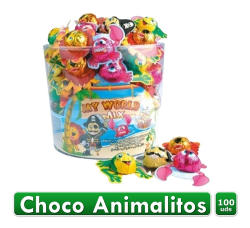 Imagen 1 de 1 de Choco Animalitos Surtidos My Word Mix Elv - Kg A $0