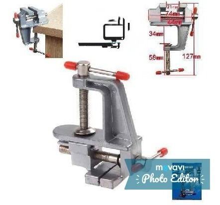 Morsa Miniatura Ideal Hobby Con Prnsa Adaptable Supertoys