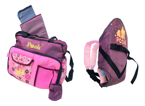 Combo Disney Baby Bolso Organizador + Mochi Portabebe Pooh