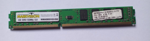 Memória Ram 4gb Ddr3 1333mhz Markvision (Usado)