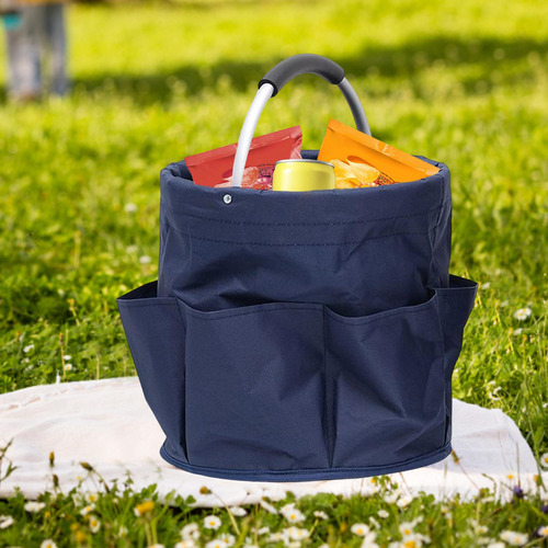 Cesta De Picnic De 17l Cesta De Picnic Plegable Para Parque