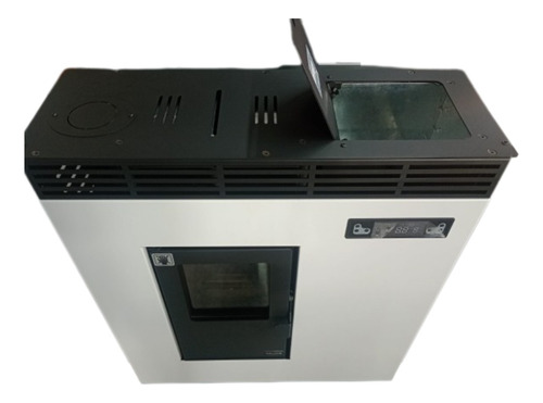 Estufa Calefactor A Pellets Modelo Berlin Canalizable- 80 M2