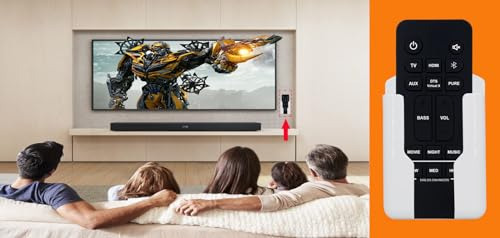 Control Remoto Sustitucin Para Denon Sound Bar Con Soporte