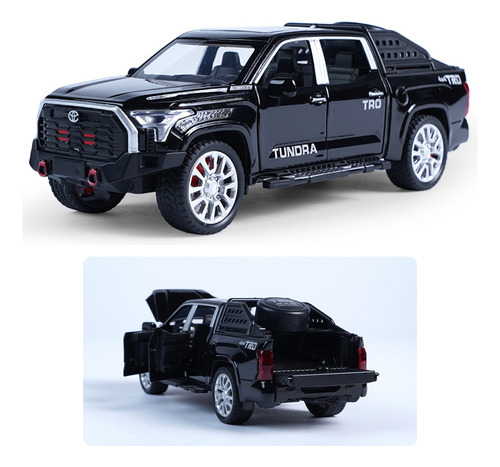 Toyota Tundra Trd Pro Miniatura Metal Coche Con Luz Y Sonido