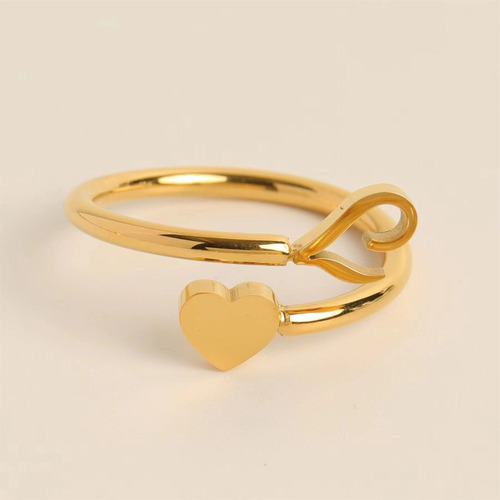 Jz Anillos De Oro Con La Inicial De La Letra E Para Mujeres