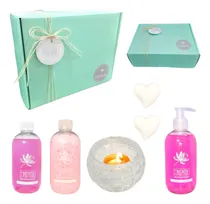 Comprar Kit Aroma Relax Caja Regalo Mujer Box Rosas Set Zen Spa N60