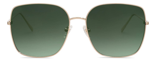 Sojos Gafas De Sol De Moda Con Montura Cuadrada De Metal De