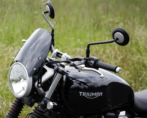 Imagem 2 de 6 de Bolha Parabrisa Moto Triumph Bonnevillstreet Twin / Thruxton