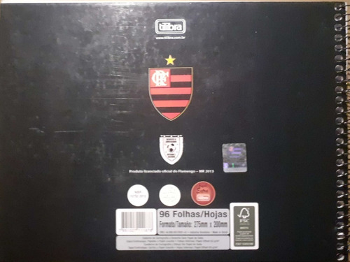 Imagem 2 de 8 de Kit Caderno De Desenho E Estojo Flamengo