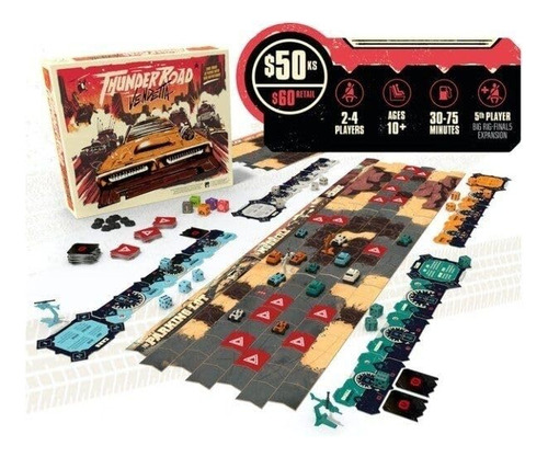 Thunder Road: Vendetta De Restoration Games, Juego De Mesa D