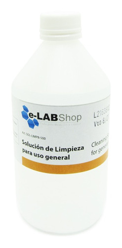 Solucion De Limpieza Base X500ml Medidores Ph / Orp Belgrano