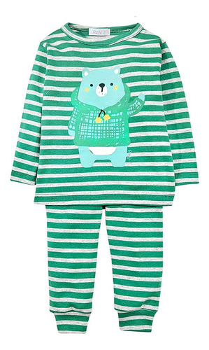 Pijama Pachi, 2 Piezas Rayado 100% Algodón