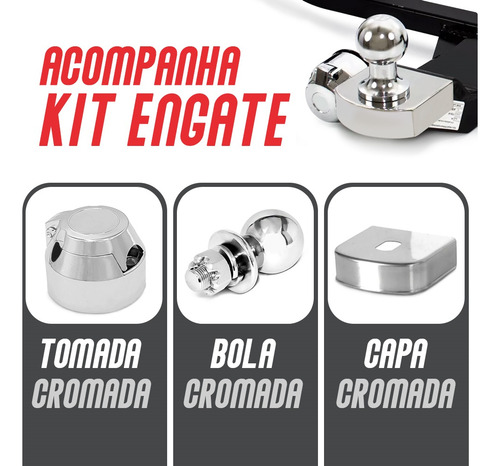 Engate Reboque Para Byd Mini Dolphin 2024 2025 Fixo Inmetro