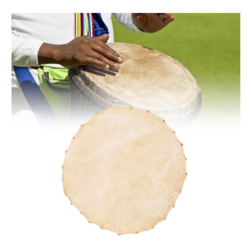 Alomejor 320mm Cabeça De Tambor De Cabra Para Bongo, Shaman,