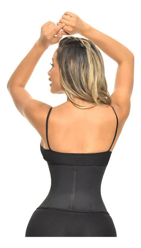 Faja Reductora Cinturilla De Látex Bella Michell 2026 Mujer Negro Ech