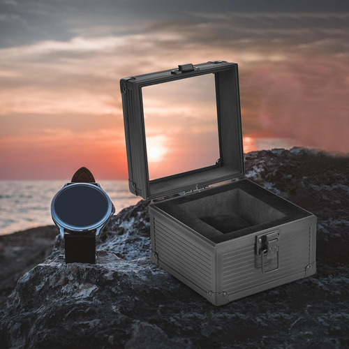 Caja De Almacenamiento Para Un Solo Reloj, Caja Cuadrada