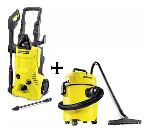 Hidrolavadora Karcher K4 + Aspiradora Karcher