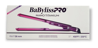 Plancha Babyliss Nanotitanium Degrade 1 1/2 Color Fucsia/violeta