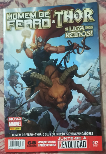 Homem De Ferro & Thor N° 12 - Panini (Usado)