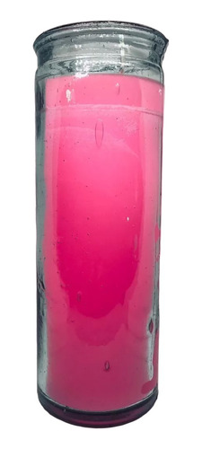 Veladora De Color Rosa Lisa 10 Piezas