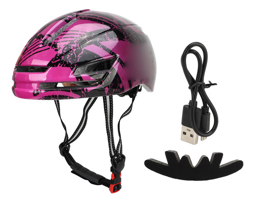 Casco De Equitación Con Luces Traseras, Inteligente, Ajustab