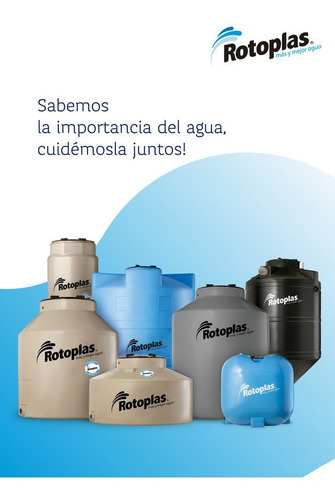 Imagen 4 de 6 de Tanque De Agua Rotoplas 2750 Litros + Flotante