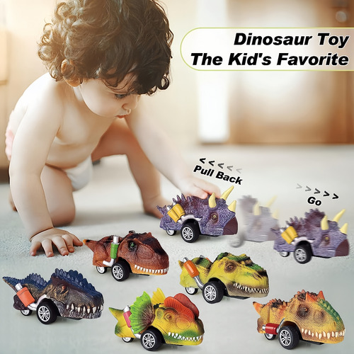 Conjunto De Carros De Brinquedo Com Inércia De Dinossauro Si