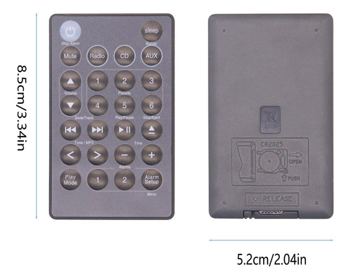 Control Remoto De Bose De Reemplazo Universal Para Bose Wave