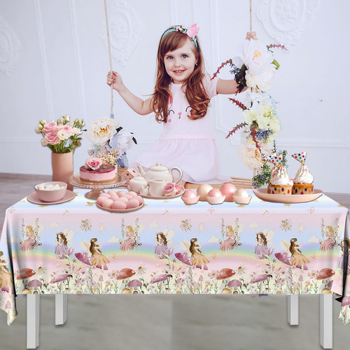 Mantel De Fiesta De Hadas, Mantel De Fiesta De Hadas 3pcs Fa