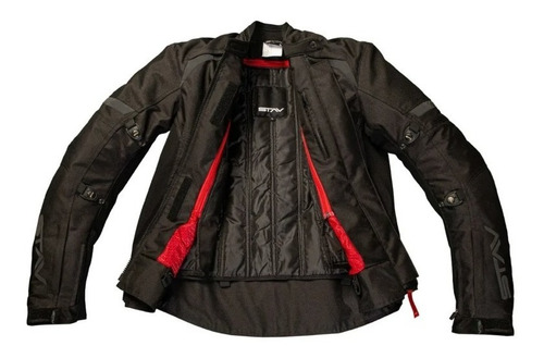 Imagen 1 de 7 de Campera Moto Stav Core Protection Abrassion Control