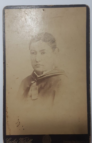 Antigua Foto Sobre Carton, Soldado. Envio Gratis.