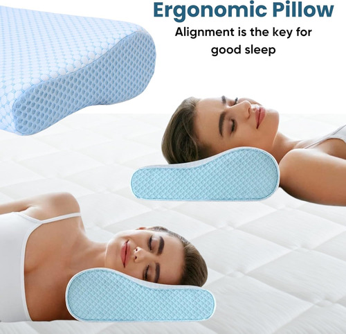 Almohadas De Espuma Viscoelástica, Almohada Para El Cuello P