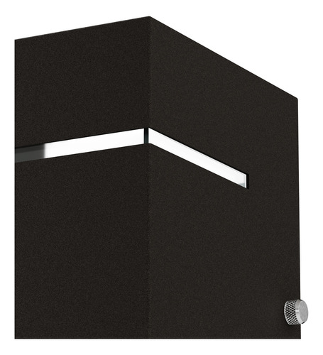 10x Arandela MF115 LED MEGA FORTE ILUMINAÇÃO Externa Luminária Alumínio Cor Marrom-escuro