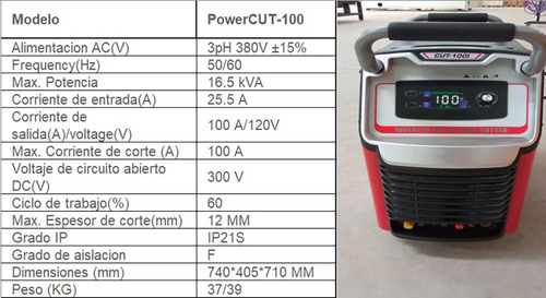 Pantografo Cnc Plasma Vpr 1530 + Plasma Powercut 100 Amp