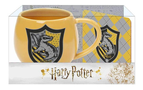 Imagen 1 de 5 de Enesco Harry Potter - Hufflepuff Taza Con Portavaso